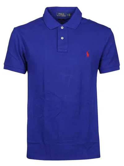 Polo Ralph Lauren Electric Custom Slim-fit Polo In Blue