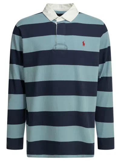 Polo Ralph Lauren Polo Shirt With Buttons In Blue