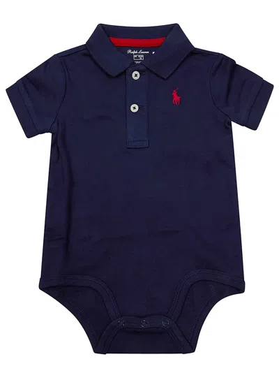 Polo Ralph Lauren Babies'  Polo Body In Blue