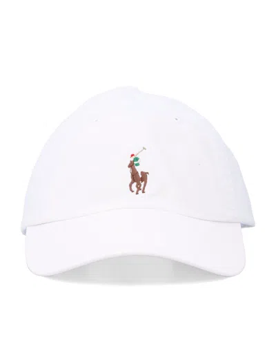 Polo Ralph Lauren Polo Cap Leather String In Brown