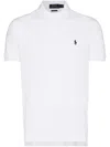 Polo Ralph Lauren Embroidered Logo Short-sleeve Polo Shirt In White
