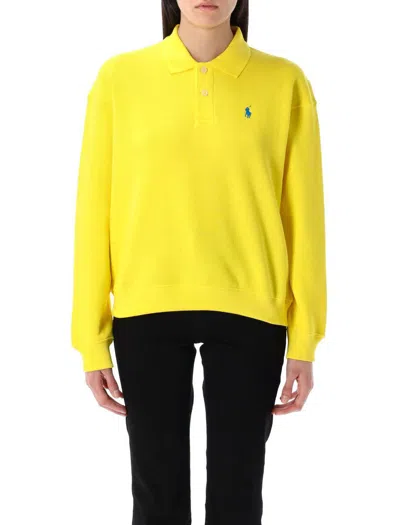 POLO RALPH LAUREN POLO RALPH LAUREN POLO-COLLAR SWEATSHIRT