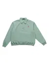 Polo Ralph Lauren Knit Collar Sweatshirt In Green