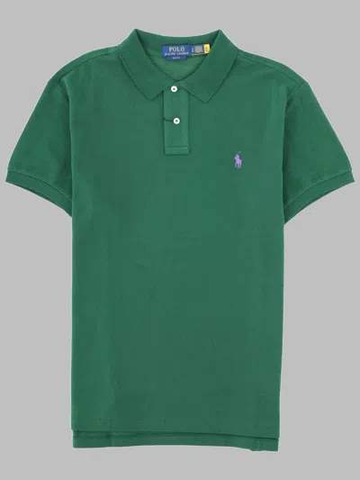 Polo Ralph Lauren Polo Con Logo In Green