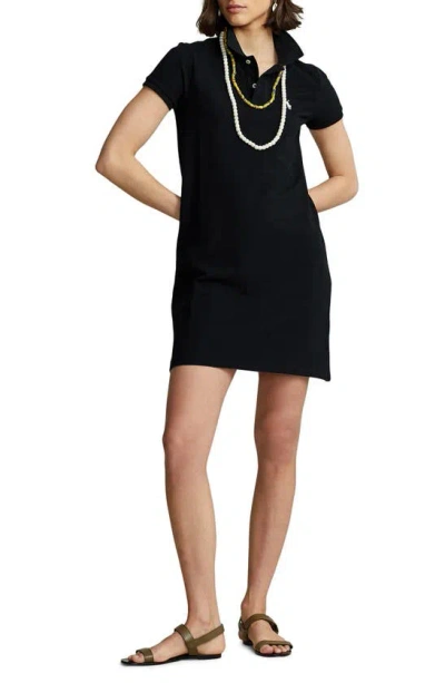 Polo Ralph Lauren Polo Cotton Shirtdress In Polo Black