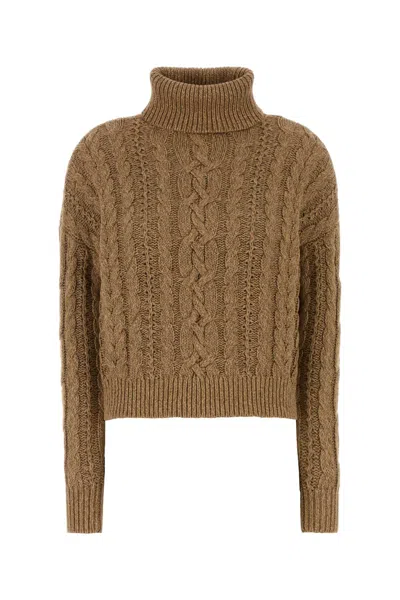 Polo Ralph Lauren Polo Cotton Sweater For Women In Beige O Tan