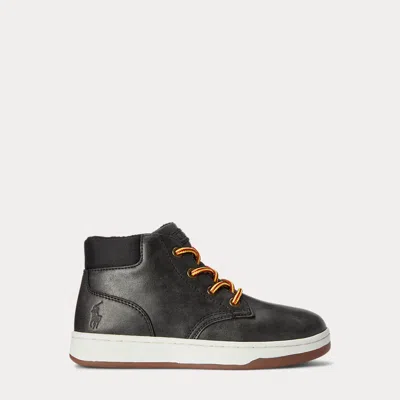 Polo Ralph Lauren Kids' Boys  Sneaker Boot In Black/black