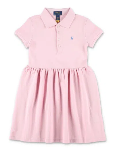 Polo Ralph Lauren Kids' Polo Dress In Rosa
