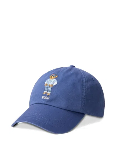 Polo Ralph Lauren Polo Embroidered Cap In Blue