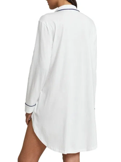 Polo Ralph Lauren Polo Essential Sleep Shirt In White Cloud