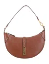Polo Ralph Lauren Polo Id Calfskin Mini Shoulder Bag In Brown