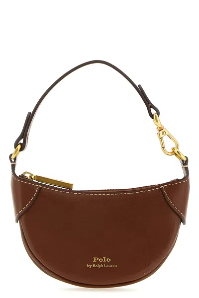 Polo Ralph Lauren 'polo Id' Card Holder In Brown