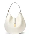 Polo Ralph Lauren Polo Id Large Hobo Shoulder Bag In White