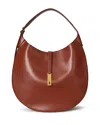 Polo Ralph Lauren Polo Id Large Hobo Shoulder Bag In Red
