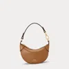 Polo Ralph Lauren Polo Id Leather Card Case In Tan