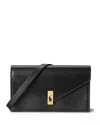 Polo Ralph Lauren Sport Calf Leather Chain Wallet In Black