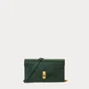 Polo Ralph Lauren Polo Id Leather Chain Wallet And Bag In Green