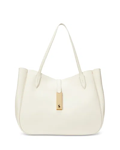 Polo Ralph Lauren Polo Id Leather Large Tote