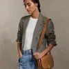 Polo Ralph Lauren Polo Id Leather Saddle Bag In Gold