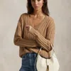 Polo Ralph Lauren Polo Id Leather Small Shoulder Bag In Ivory