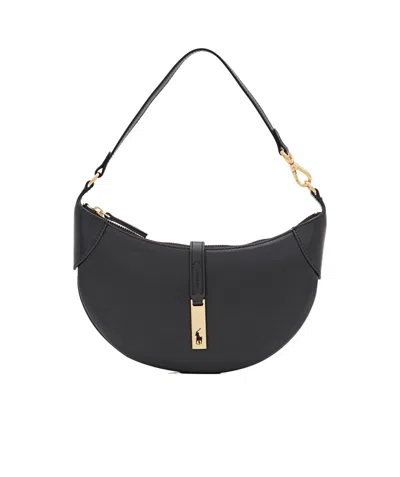 Polo Ralph Lauren Polo Id Mini Shoulder Bag In Black