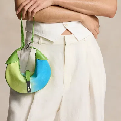 Polo Ralph Lauren Polo Id Mini Shoulder Bag In Green