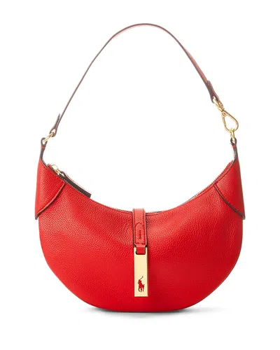 Polo Ralph Lauren Polo Id Mini Shoulder Bag In Red
