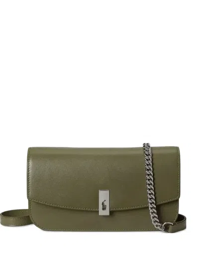 Polo Ralph Lauren Polo Id Shoulder Bag In Green