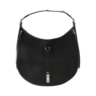 Pre-owned Polo Ralph Lauren Polo Id Small Shoulder Bag 'black' | Women's Size Onesize
