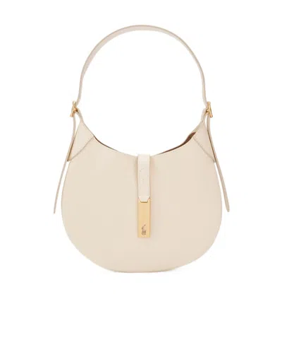 Polo Ralph Lauren Polo Id Small Shoulder Bag In Neutral