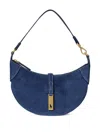 Polo Ralph Lauren Polo Id Suede Crescent Shoulder Bag