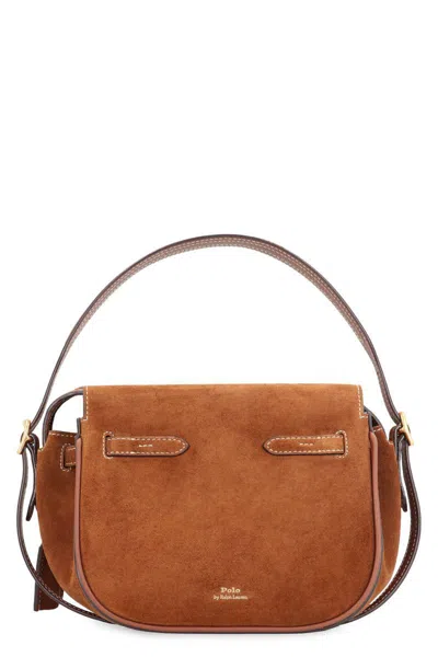 Polo Ralph Lauren Polo Id Suede Handbag