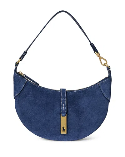 Polo Ralph Lauren Polo Id Suede Mini Shoulder Bag