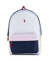 Polo Ralph Lauren Kids Color Backpack In White/multi