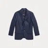 Polo Ralph Lauren Kids' Polo Linen Suit Jacket In Dark Navy