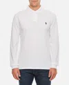Polo Ralph Lauren White Polo With Classic Collar And Pony Embroidered On The Front In White