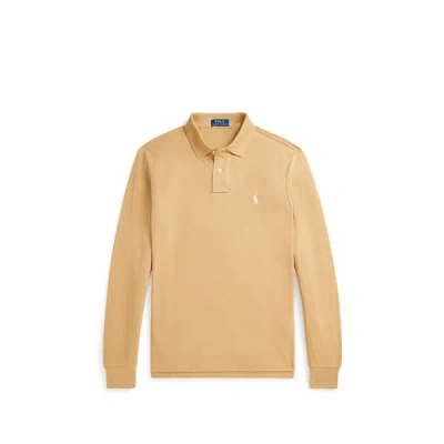 Polo Ralph Lauren Polo Manches Longues En Coton In Brown