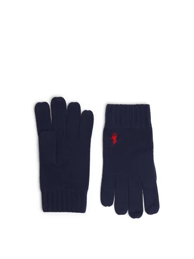 Polo Ralph Lauren Polo Merino Glove In Blue