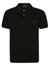 Polo Ralph Lauren Slim Fit Polo Shirt With Classic Collar In Black