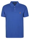 Polo Ralph Lauren Slim Fit Mesh Polo Shir Man Polo Shirt Navy Size L Cotton