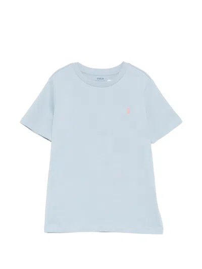 Polo Ralph Lauren Kids' Polo-motif T-shirt In Blue