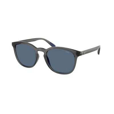Polo Ralph Lauren Geometric Frame Sunglasses In Blue