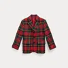 Polo Ralph Lauren Polo Plaid Wool-blend Sport Coat In Holiday Tartar Plaid