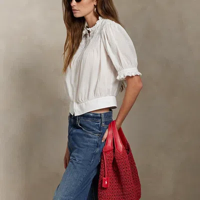 Polo Ralph Lauren Polo Play Cord Tote In Ruby