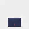 Polo Ralph Lauren Polo Play Leather Snap Card Case In Ink