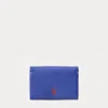 Polo Ralph Lauren Polo Play Leather Snap Card Case In Jellyfish