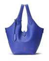 Polo Ralph Lauren Polo Play Medium Leather Tote