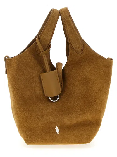 Polo Ralph Lauren Polo Play Shopping Bag In Brown