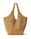 Polo Ralph Lauren Large Polo Play Suede Tote Bag
