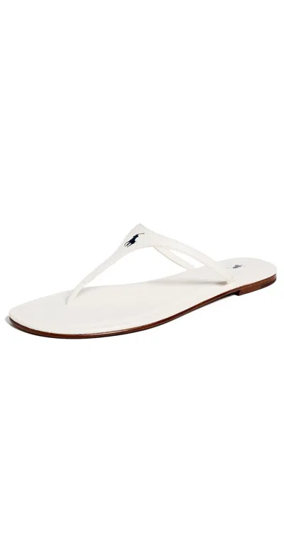 Polo Ralph Lauren Polo Play Thong Sandals White
